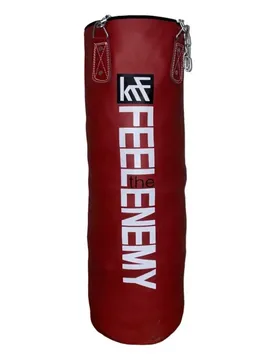 Sac De Frappe Non Rempli Pour L´entraînement 100x35 Cm Red 100 x 35 cm