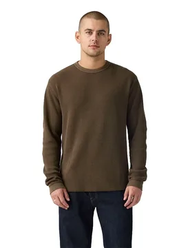 Maglietta A Maniche Lunghe Thermal Relaxed Fit Maitake Brown M - Levi´s ® - FashionsVida