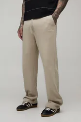 Men's Straight Fit Embroidered Jogger Stone Size 4X-Large Stone 4XL