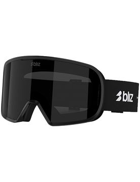 Skibrille G002S Matte Black Smoke aus Wolle schwarz