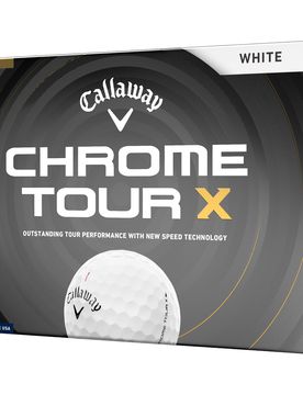 Golfbälle Chrome Tour X 2026 - 12er Pack, weiss