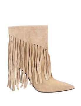 Botines de caña alta Mujer Beige 36,41 Mujer