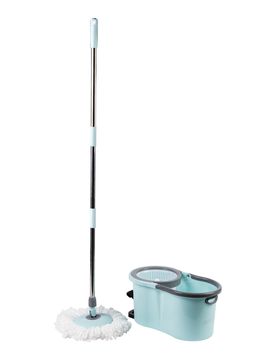 Genialo Spin Mop blau silber