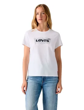 Maglietta A Maniche Corte The Perfect Black / White / Bright White M - Levi´s ® - FashionsVida