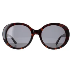 Women's Oval Dark Tortoise Dark Grey KM5051 Sunglasses in Brown - Brown - Size: One Size