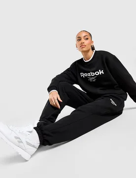 Retro Jogginghose - Damen, Schwarz - female - Size: S - Reebok - FashionsVida