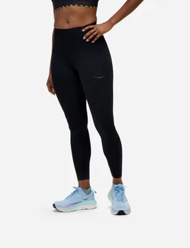 Women's Novafly Run Tight 25'' in Black, Size XL - HOKA - FashionsVida