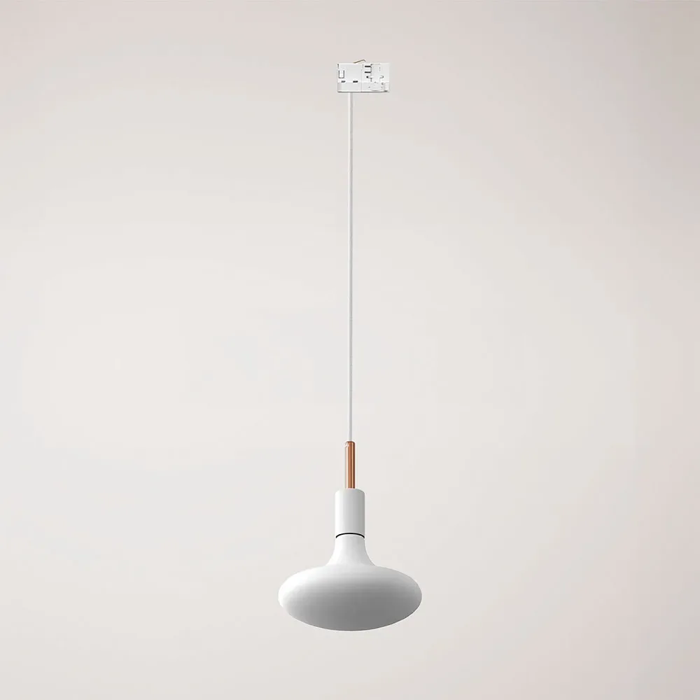 Cables Lampe Suspendue Sans Ampoule Strap Track Stucchi White / Copper One Size - Creative - FashionsVida