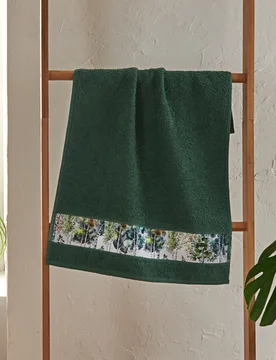 Gästehandtuch dunkelgrün 40x60 cm - Eldo - FashionsVida