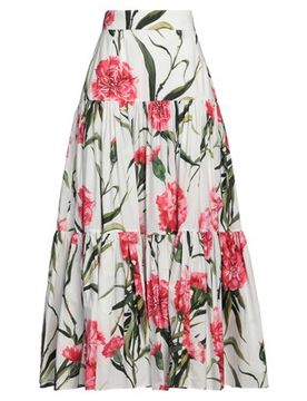 DOLCE&GABBANA Maxi-Rock Damen Weiß 30,32 Damen