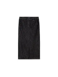 Falda vaquera negro 36
