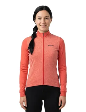 Maglia A Maniche Lunghe Colore Puro Thermal Grenadine