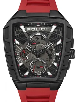 Pewgq0056803 Mens Tough Gear Watch - Black - One Size - Police - FashionsVida