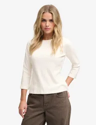 Pure Cotton Pointelle Top White female