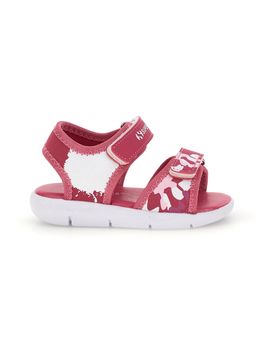 Sandali rosa con chiusura a strappo S63S820 23