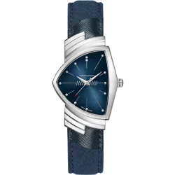 Reloj de hombre Ventura L de cuarzo H24411942 con correa de piel
