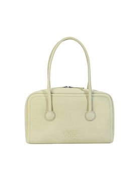 Ledertasche - Schultertasche SOFT BOSTON hellgrün damen