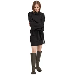 Robe Courte à Manches Longues Rolfie Black XS