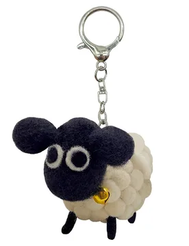 Tessa the White Lamb Bag Charm - Pachamama - FashionsVida