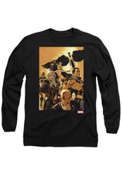 Unisex XMen Team Cover Long Sleeve T-Shirt, Black Size: XL - Black - Size: XL