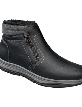 Komfort-Herrenstiefelette "Olaf" schwarz 40 Herren - wonderwalk - FashionsVida