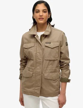 Superdry Damen M65 Military-jacke Grün - Größe: 36 - 119.99 - FashionsVida