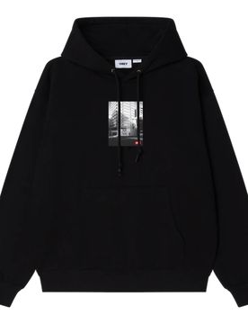 Felpa osaka photo fleece - black