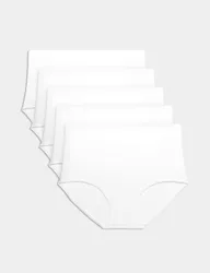 Pk Cotton Lycra® Full Briefs White female