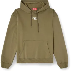 Sudadera de hombre con capucha de algodón con oval d metálico