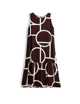 Midikleid WICY ATELIER rosso scuro 38 - Opus - FashionsVida