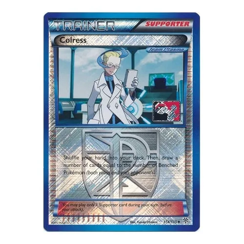 Pokemon Plasma Storm 118/135 Colress (League Promo) - Pokémon - FashionsVida