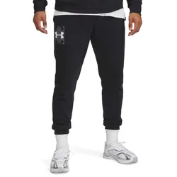 Joggers Rival Terry Logo Black / Castlerock / White M