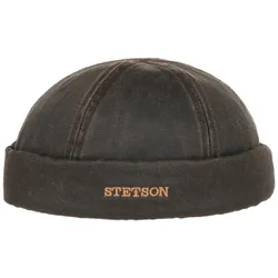 Old Cotton Docker Hat by - brown - Size: M (56-57 cm)