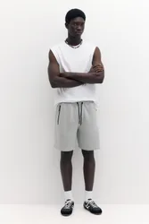 Regular Fit Jogger Bermuda Shorts (Size: )