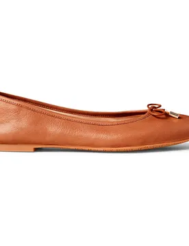 Ballerines Jayna Leather Deep Saddle Tan EU 38 1/2