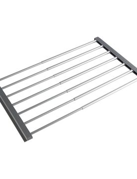 Teleskop-Kühlschrankboden silber