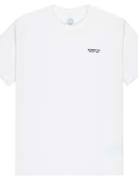 T-shirt à Manches Courtes Co Emb Optic White S