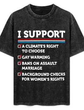 I Support A Climate’s Right To Choose Gay Warming T-Shirt Modern Print Casual T-Shirt - Aliexpress - FashionsVida