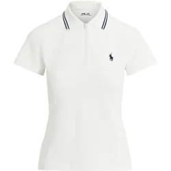 Polo Knit 1/2 Zip, weiss s