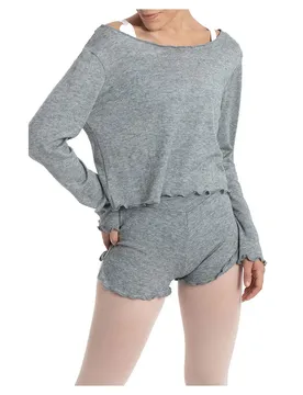T-shirt à Manches Longues Top Visnac Gray S