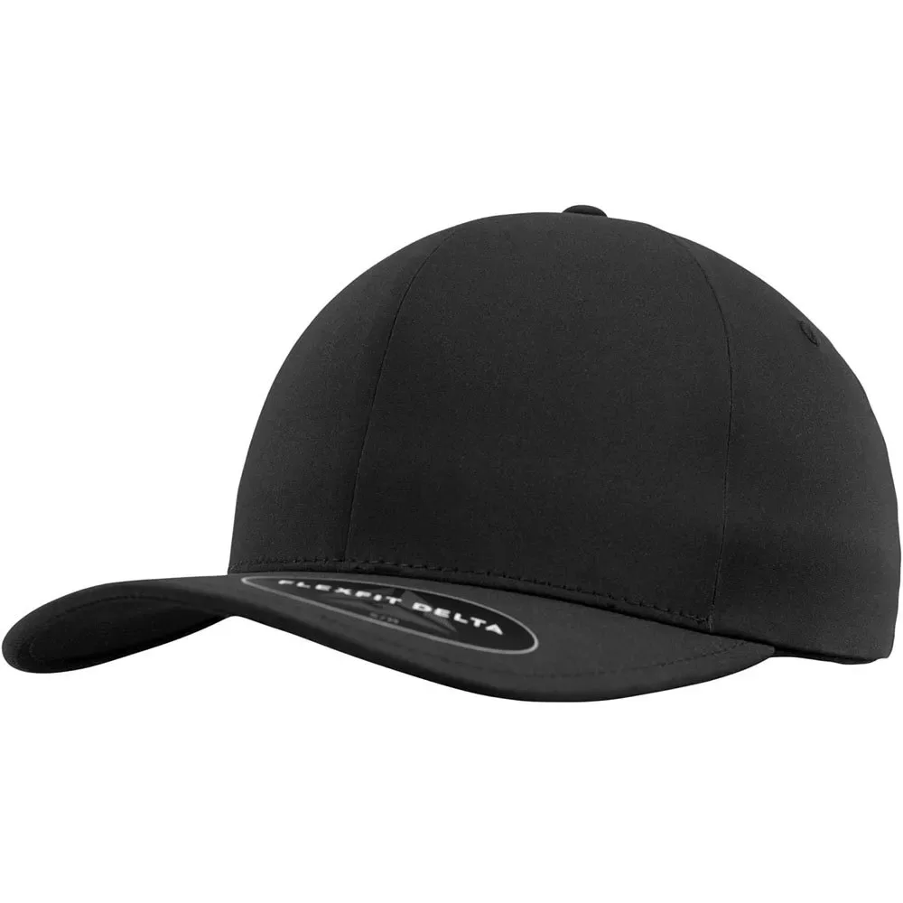 Cappellino Con Visiera Delta Black L-XL - Flexfit - FashionsVida
