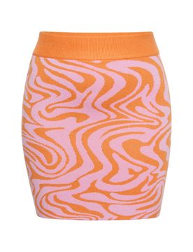 MYMO Falda naranja / altrosa