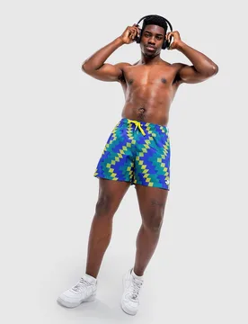 Mens Short Da Nuoto Football-inspired Graphic 5 Inch - Giallo, giallo giallo Uomo taglia L - Adidas - FashionsVida