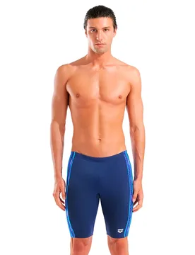 Stripes Swim Jammer Navy / Blue Multi FR 80 Men - Arena - FashionsVida