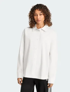 MAGLIA A 3 STRISCE S Cloud White / Cloud White - Adidas - FashionsVida