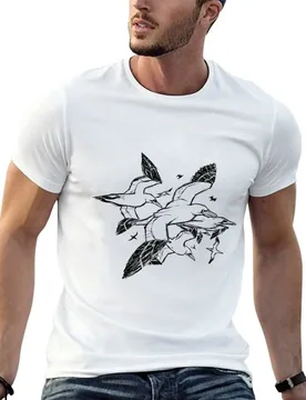 NORTHERN GANNETS (BLACK) T-Shirt man t shirts for men t shirt man cotton t shirts for man cotton T-shirt - Aliexpress - FashionsVida
