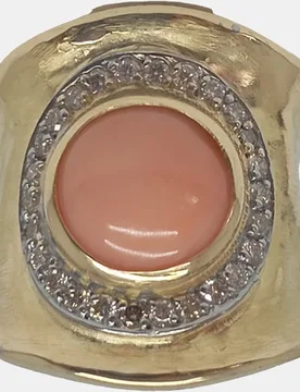 Anillo de oro, diamantes y - Romo Designs - FashionsVida