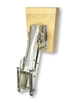 Outboard Adjustable Bracket With Wooden Table For Engines Up To 7 Hp Stainless Steel One Size unisex - Lalizas - FashionsVida