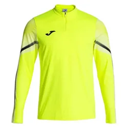 Felpa Con Mezza Zip Elite Xi Fluor Yellow / Black L