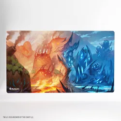 MTG Lorwyn Eclipsed Shiny Playmat - Steam Vents